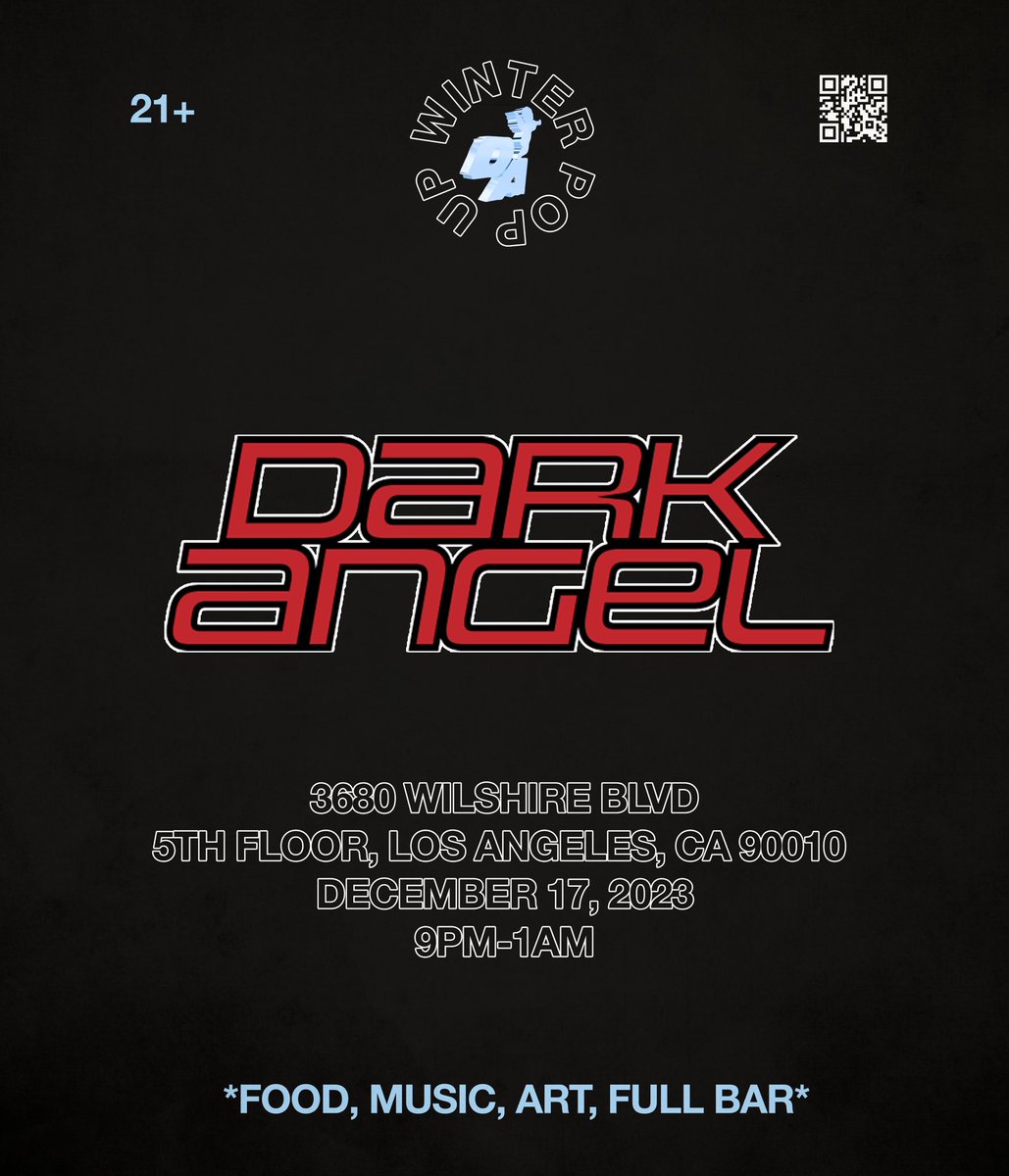 TUNEXHEADS's tweet photo. WINTER POP UP W/@darkangellfm 
ON 12/17. YOU’RE ALL INVITED 🎼X👼🏿 https://t.co/wXkEqGx3mQ