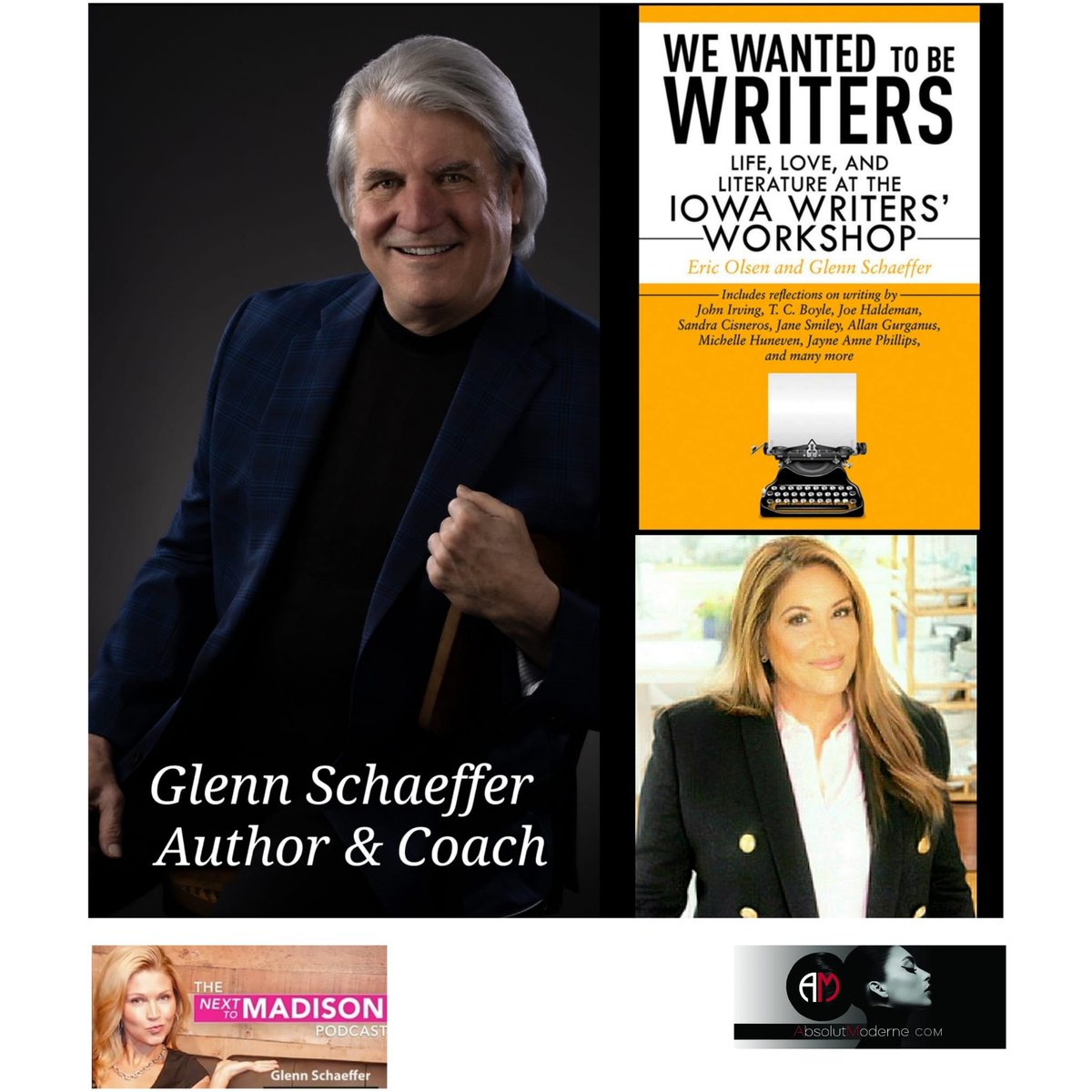 ladallasnyc's tweet image. EPISODE #238
NEXT TO MADISON @nexttomadisonpodcast
Penning Your Legacy: Glenn Schaeffer on Writing, Publishing, and Crafting Life Stories
YouTube: youtu.be/3AfQbX3TceQ?fe…
#NextToMadison #glennschaeffer #weallwantedtobeauthors #theultimatestory #ivonnecamachotv #wearesohomuse