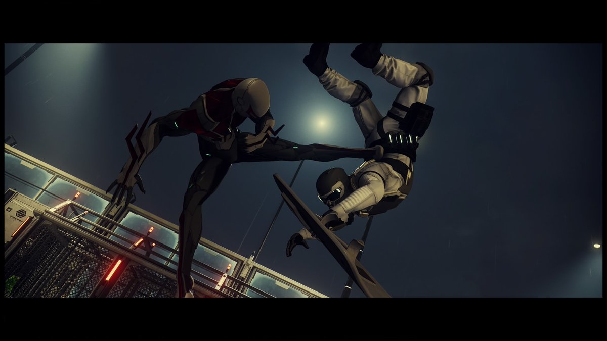 Quicksilver1994's tweet photo. "Spider-Verse? Huh, that's... stupid. It's called The Arachno-Humanoid-Poly-Multiverse. Which sounds... stupid too I guess." - Spider-Man 2099 #MiguelOHara #SpiderMan #Spiderman2099 #spidermanPS4 #VirtualPhotography https://t.co/0UOIGwpvoc