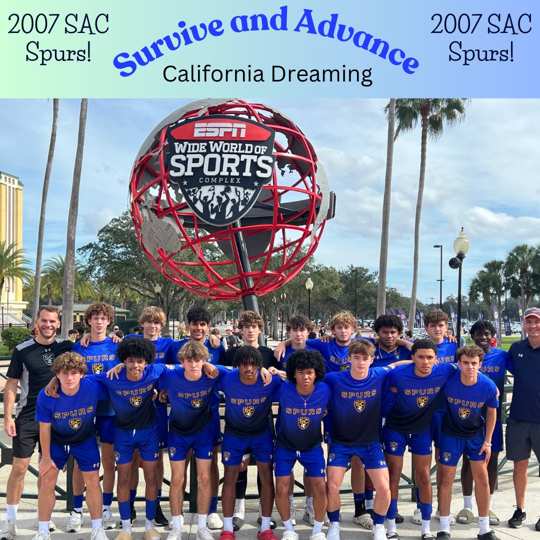 Boys showed great perseverance and grit this weekend at the USYS NL PRO playoffs in Orlando allowing us to punch our ticket to the NL PRO finals in Oceanside CA in May.  Way to go Spurs!
