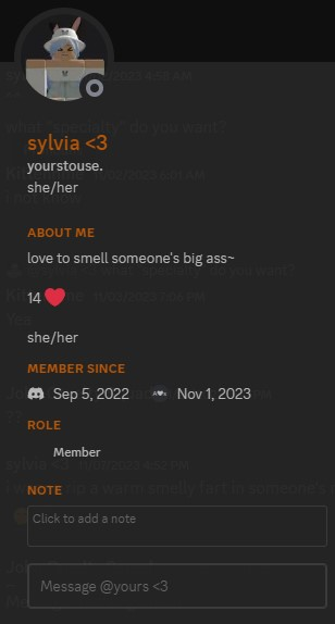 Flesh_Consumer's tweet photo. @realRubenSim i joined this discord link on a roblox fart rp group here is some of the disgusting things ive found. https://t.co/TUVHpKoYe3