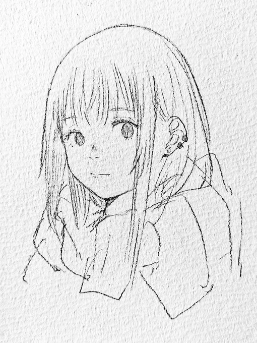 A little during lunch break_✍Drawing