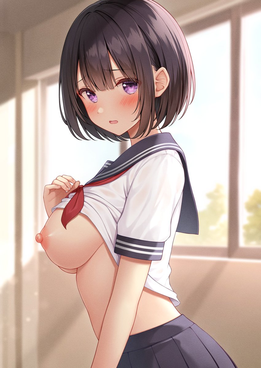 MsHentaii's tweet photo. Sometimes I wish I had a uniform that was a little too small #sexy #nsfw #hentai #ecchi #hentaicommunity #lewd https://t.co/M0ct3q1Xtr