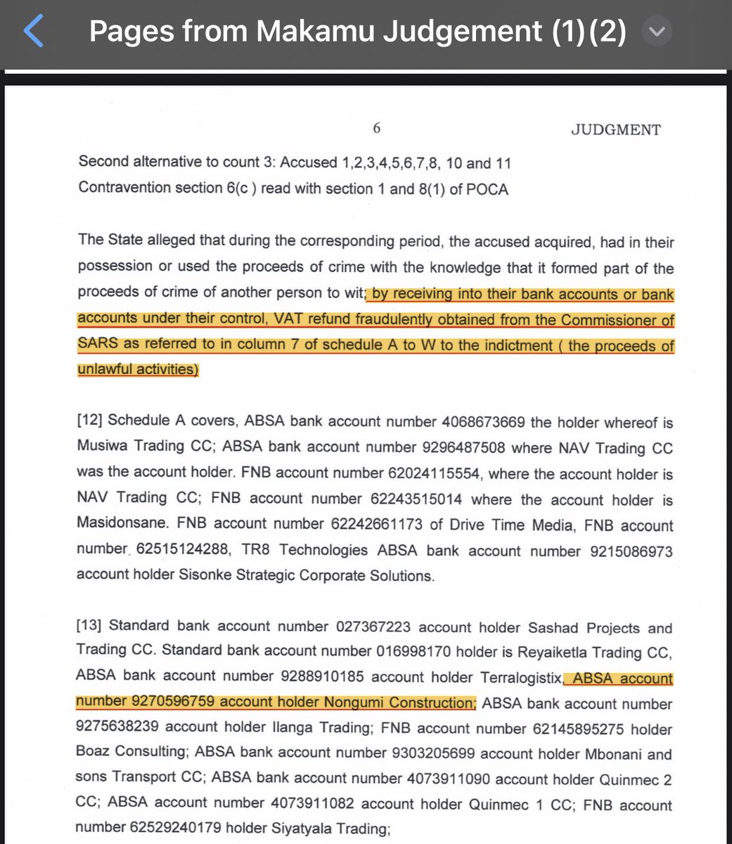 nellomoe's tweet photo. 1. The court omitted crucial information of not stating who the bank account and the company exclusively belonged to. 

2. It is stated that crimes were committed between 09-15, Accused 7 became the member for Nongumi on 29 January 2013 taking it from the late accused 8….a https://t.co/0QkBN0MEQN
