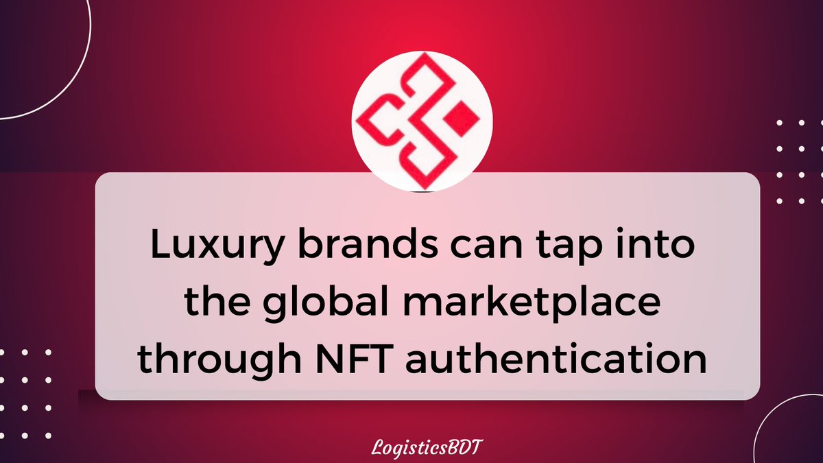 LogisticsBdt's tweet photo. Unlocking the Global Marketplace:

NFT Authentication Empowers Luxury Brands and Customers.

It offers a unique method for luxury product authentication and paves way for a global marketplace.

How is this possible? 👇🏾

https://t.co/yBm2W6S3Kv

GM!

#NFTs #web3  #contests https://t.co/xLdwRvSbxu