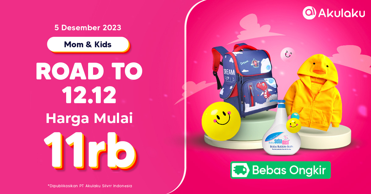 akulakuID's tweet photo. ANGAN DI SCROLL🖐️🚫
Soalnya ada HARGA MULAI 12RB + GRATIS ONGKIR buat stok perlengkapan si kecil👶🏻
Cuss tap tap >> https://t.co/jkRi83hQzR
#PromoBBF #GratisOngkir #GilaDiskon #PromoSeru #AkulakuIndonesia https://t.co/LBmZmhkm27