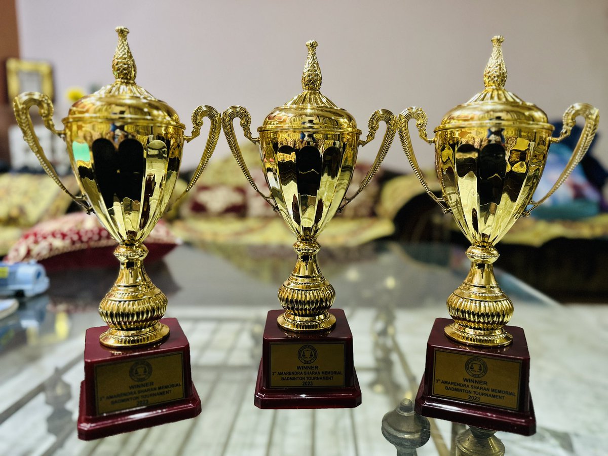 advarvindanand's tweet photo. Supreme Court Of India 
Badminton Tournaments 2023

CHIEF GUEST 
*Hon’ble Justic Sanjiv Khanna,*
*Hon’ble Justic Vikram Nath*, 
*Hon’ble Justic M.M. Sundresh,*
*Hon’ble Justic K.V. Viswanathan*
🥇 GOLD MEDAL MENS SINGLES
🥇 GOLD MEDAL MENS DOUBLES 
🥇 GOLD MEDAL MIXED DOUBLES https://t.co/5QArdXv08d
