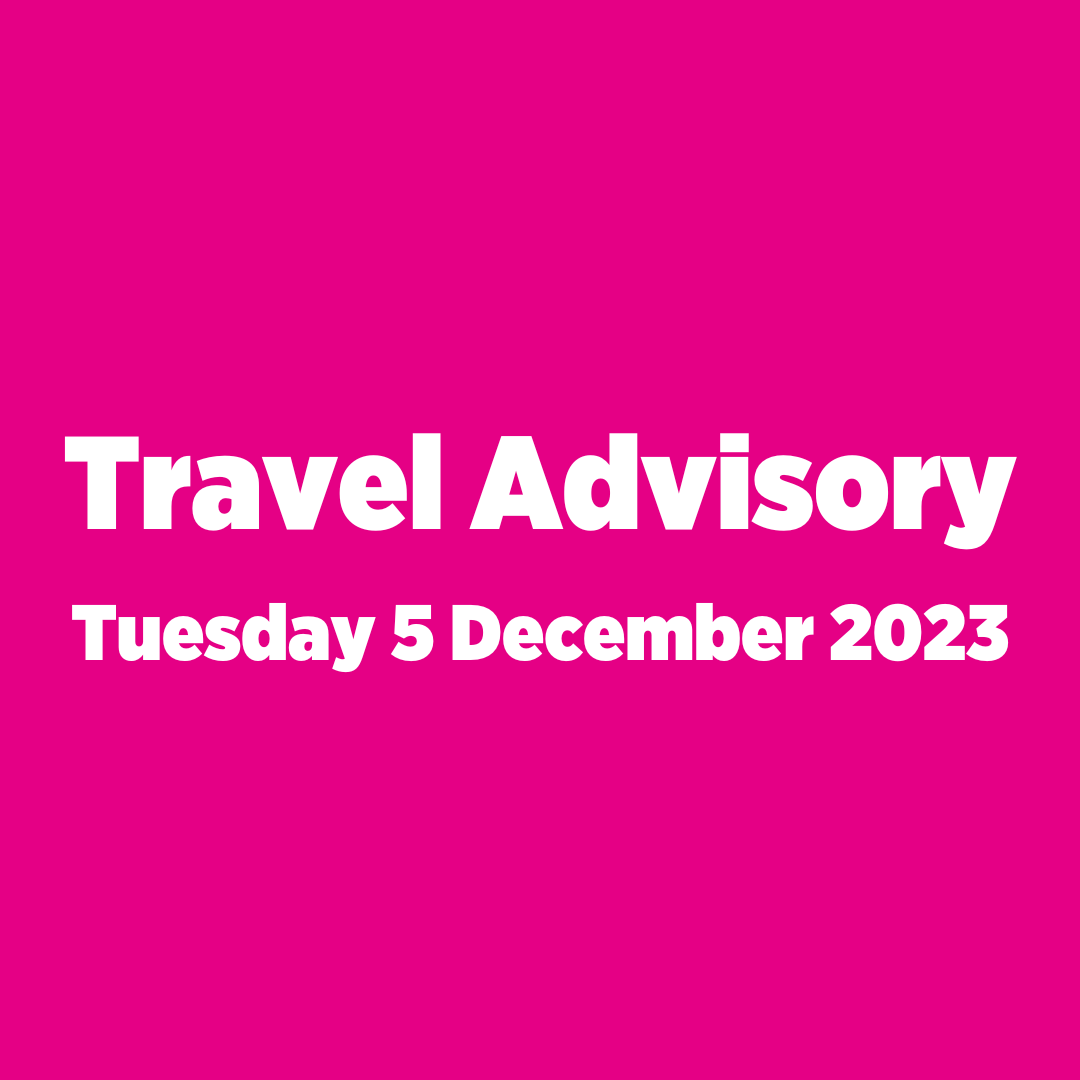 Protests on major arterial routes are expected to cause disruption during peak morning travel tomorrow. Auckland’s state highway network is expected to be affected from 7am to 8am 5 December. Plan ahead before you travel & check the AT Mobile App or @AT_TravelAlerts for updates.
