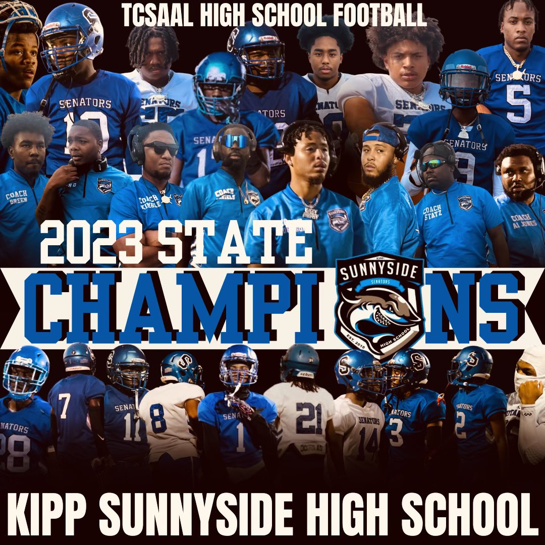 CoachJ_Johnson's tweet photo. 2023 STATE CHAMPS 🏆💙🥇

What a year. Extremely proud of this coaching staff and all of our athletes. We overcame so much as a team this year. It would’ve broken some teams, made coaches quit, and kill a program with a first year head coach and 5 first year coaches. 

#RunItBack https://t.co/u6HggU0FfJ