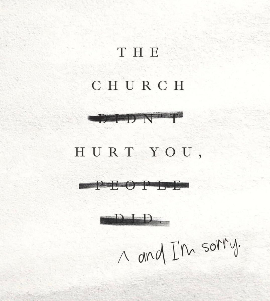 Anything else speaks volumes. 

 #letusprey #churchtoo