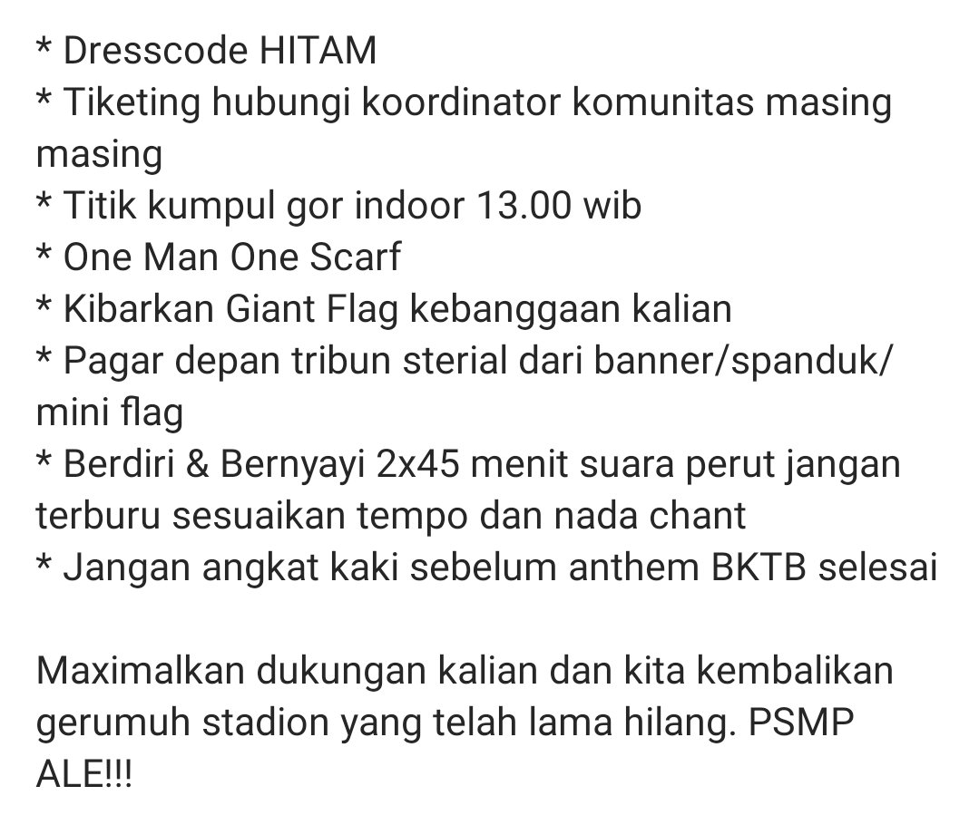 Loyalis2001's tweet photo. Simak & Sebarkan
#mployalis2001 #psmp #mojokerto https://t.co/apEkEDwN61