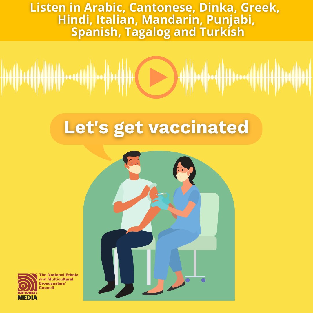 COVID-19 conditions are changing. Now is a good time to be extra careful. The protection we get from vaccination reduces over time, so it’s important to stay up-to-date with your vaccination. Listen in your language here: omny.fm/shows/covid-co…