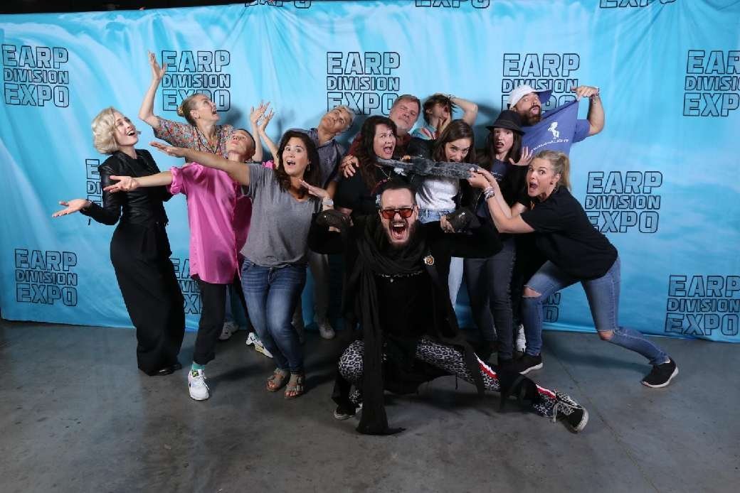 Chaos with Amber and the cast!  
#WynonnaEarp 
#BringWynonnaHome