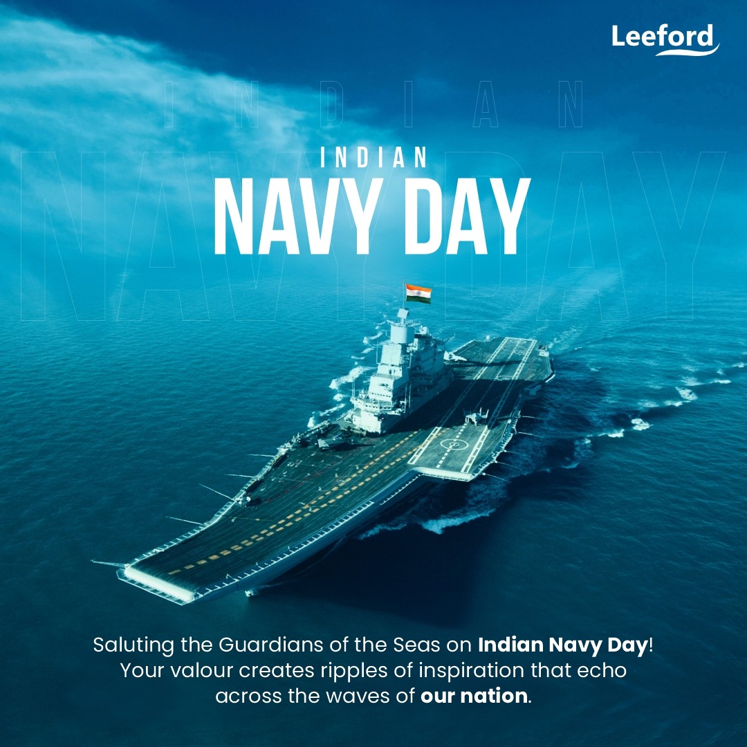 Saluting the Courageous Guardians of the Seas on Indian Navy Day, December 4th 🇮🇳🌊 Leeford honors the indomitable spirit of the men in white, safeguarding the saffron and green from the vast blues of the ocean!
.
.
.
.

#IndianNavyDay2023 #navyday #indiannavy #leeford