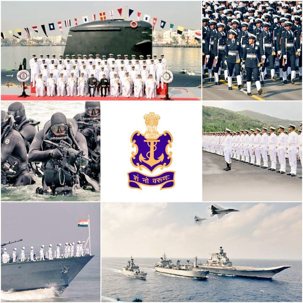 'शं नो वरुणः'

देश की समुद्री सीमाओं की रक्षा के लिए अपने शौर्य, साहस और पराक्रम की अभेद्य दीवार खड़ी कर देने वाले मां भारती के वीर सपूतों को भारतीय नौसेना दिवस पर अनंत शुभकामनाएं।
मां भारती की सेवा और रक्षा के लिए आप वीरों की प्रतिबद्धता, समर्पण और साहस को प्रणाम...!!
जय हिन्द॥