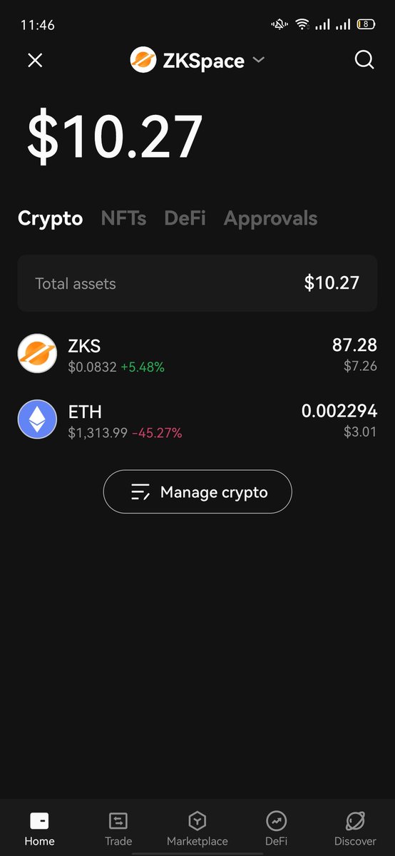 Có anh em nào biết con hàng Zks này là mạng gì không ạ? Sao ETH của nó có 1k3?
