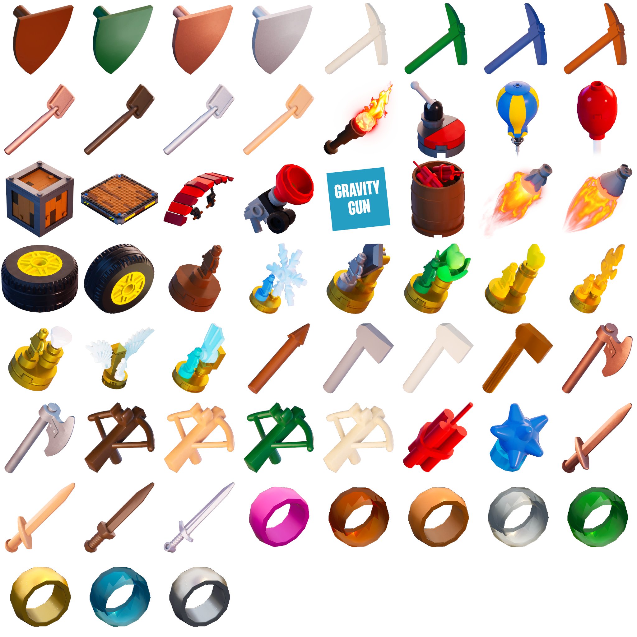 iFireMonkey on X: &ldquo;List of Tools/Items in LEGO Fortnite: - Shield 