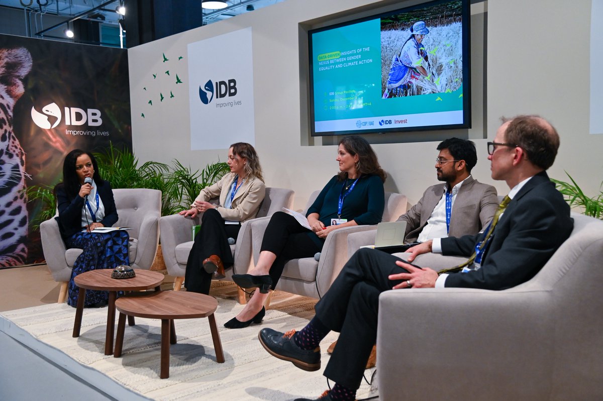 Addressing #climate challenges requires attention to #diversity. <a href="/BIDInvest/">BID Invest - IDB Invest</a> highlights at #COP28 that tackling gender, race and ethnicity imbalances is crucial for ethical and financial soundness. Let's commit to ambitious targets and invest inclusively for a just transition .