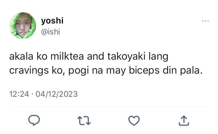 shiofics's tweet photo. pogi mo naman kuya
#yoshidam filo au
wherein nag crave si yoshi ng takoyaki and milktea pero parang sa pogi nalang pala... https://t.co/WWbhvTyVRQ