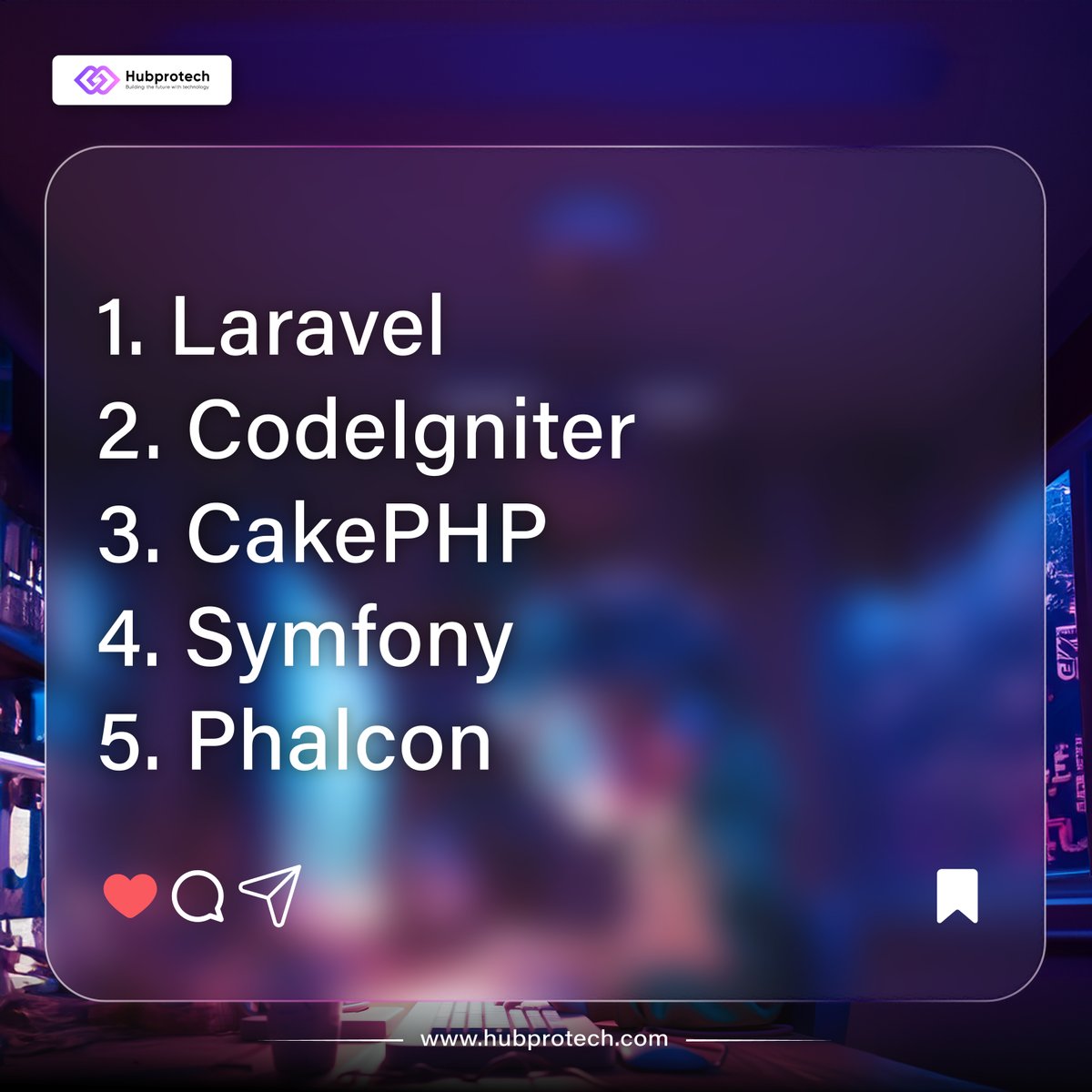 hubprotech's tweet photo. Utilize the power of #PHP with these top 5 #frameworks! 🚀 Enhance your #webdevelopment skills and create robust, scalable #applications.
#Laravel #Symfony #CodeIgniter #ZendFramework #ElectionResults #zerodha #IndianNavyDay #js #mysql #Hubprotech #coding #CakePHP #technology https://t.co/nFSdrchSM5