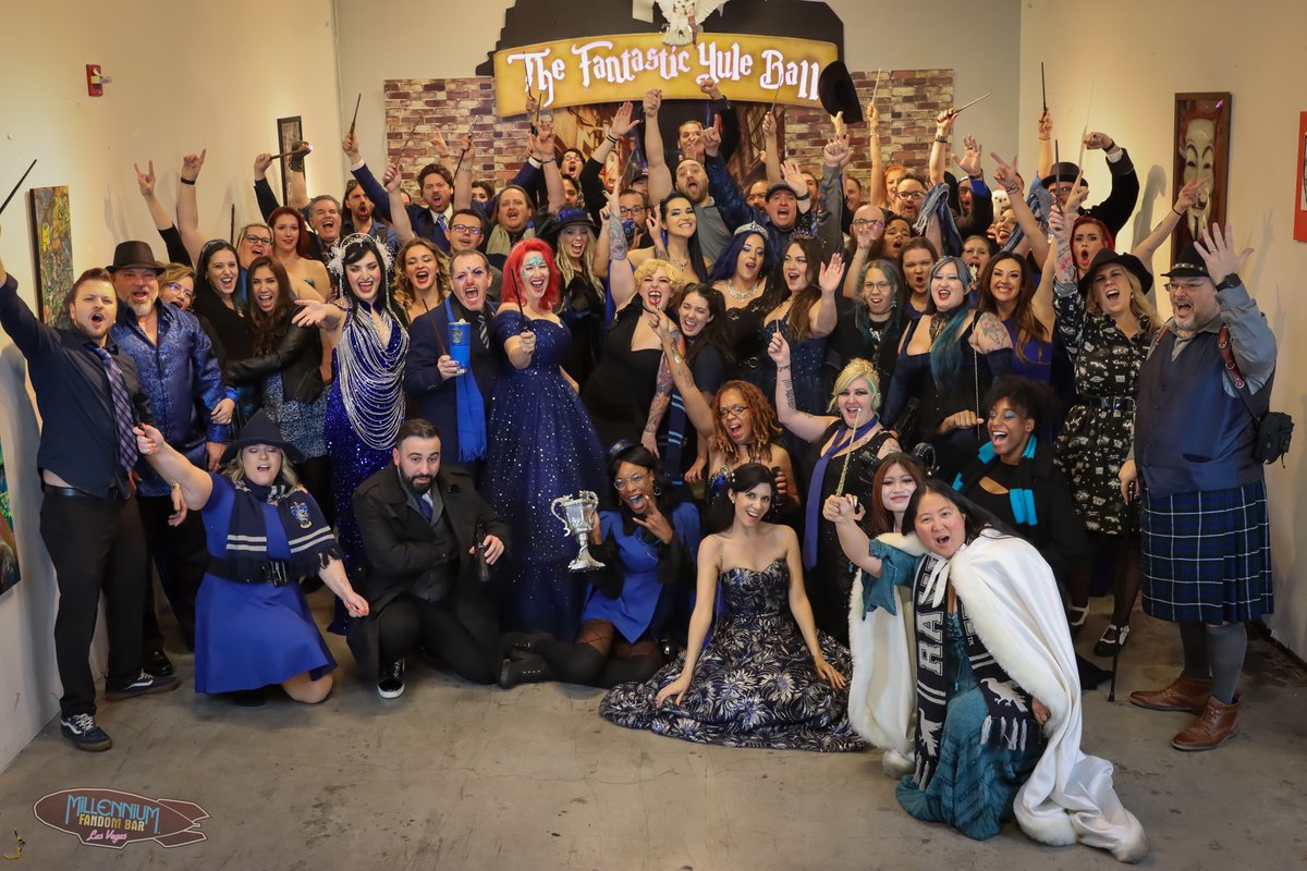 FandomBarLV's tweet photo. https://t.co/Tk2qXwiMLU 🐍 House #Slytherin is the WINNER of our 2023 Annual #HOGWARTS HOUSES BRAGGING RIGHTS at #MillenniumFANDOMBAR! #fandombar #fandombarvegas #fandom #cosplay #smarttab #foodtruck #LasVegas #harrypotter #Hufflepuff #Gryffindor #Ravenclaw #yuleball #ToyDrive https://t.co/uZRJsciMPn