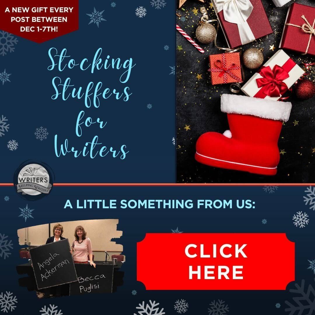AngelaAckerman's tweet photo. Have you grabbed your gift from Writers Helping Writers yet?

Stocking Stuffers for Writers: Gift #2 Is Here - WRITERS HELPING WRITERS® https://t.co/0G87s49zAs #writing #amwriting https://t.co/FWBgkZhIHX
