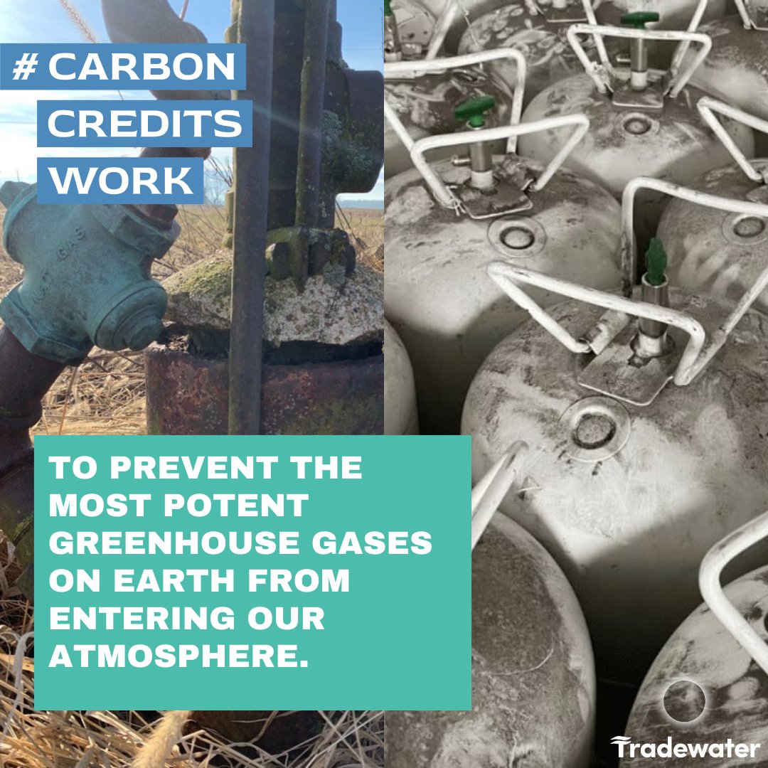 Carbon credits work to amplify #climatesolutions that can have a measurable impact in curbing #climatechange TODAY, like our efforts to prevent emissions from potent non-CO2 gases at the largest scale possible. #carboncreditswork