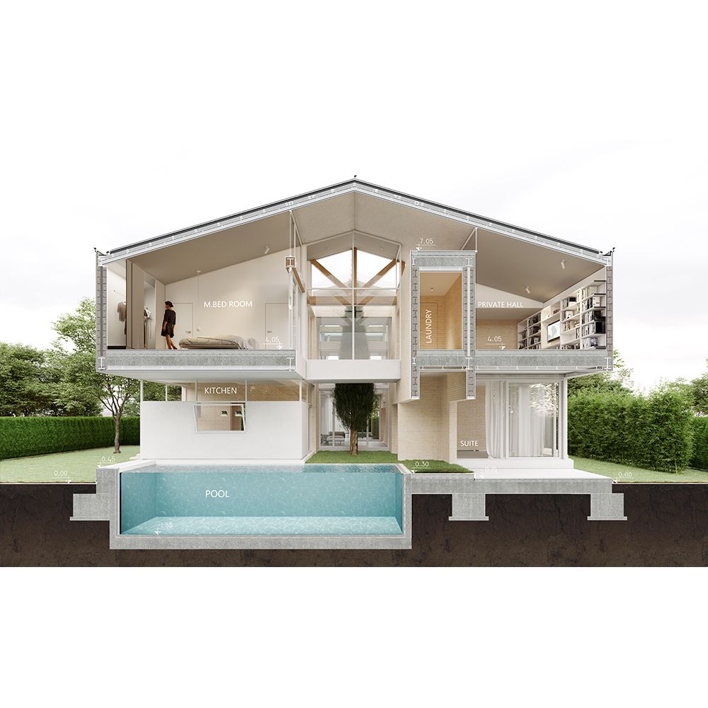 Architizer's tweet photo. Employing the classic geometric concept of nine squares, this villa's design masterfully organizes space, offering a distinct aesthetic that marries traditional with contemporary.

Details: https://t.co/cAmUMAWEt9 | 📍Mazandaran Province, Iran https://t.co/CzJ4EA1yWQ