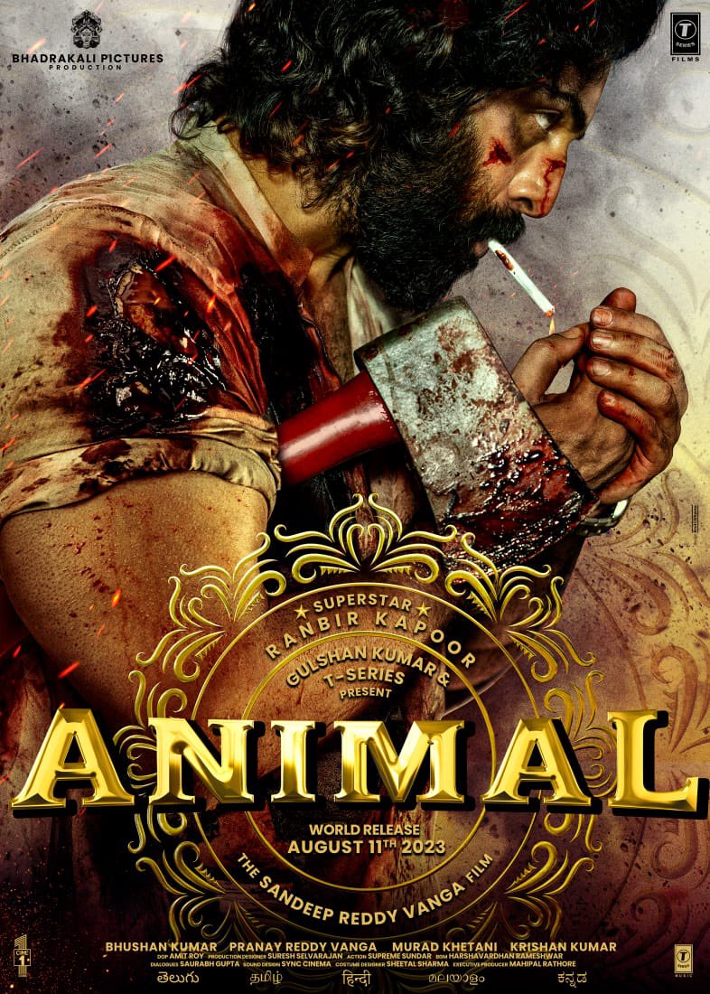 Wasimkk's tweet photo. Animal 5/5 ⭐️ a film has no explanation it’s all these years after Koyla this film has been my fav, full on action packed bloody movie it’s a must watch great performances all the star cast and hands down with the director #ranbirkapoor and @imvangasandeep @iamRashmika https://t.co/eVF885DAFd