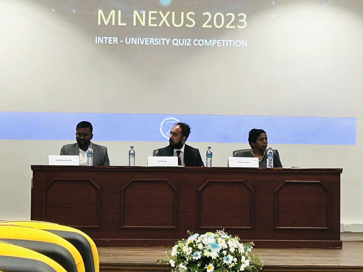 Zone24x7's tweet photo. @nisalm - Architect: Data Science, represented #Zone24x7 as a judge at ‘Stat Day 2023’, an event organized by the Department of Statistics at the @ColomboUni.

#Zone24x7 #bronzesponsor #statday #ArtificialIntelligence #AI #personalizedintelligence #customerexpereinces https://t.co/09J77bf70E