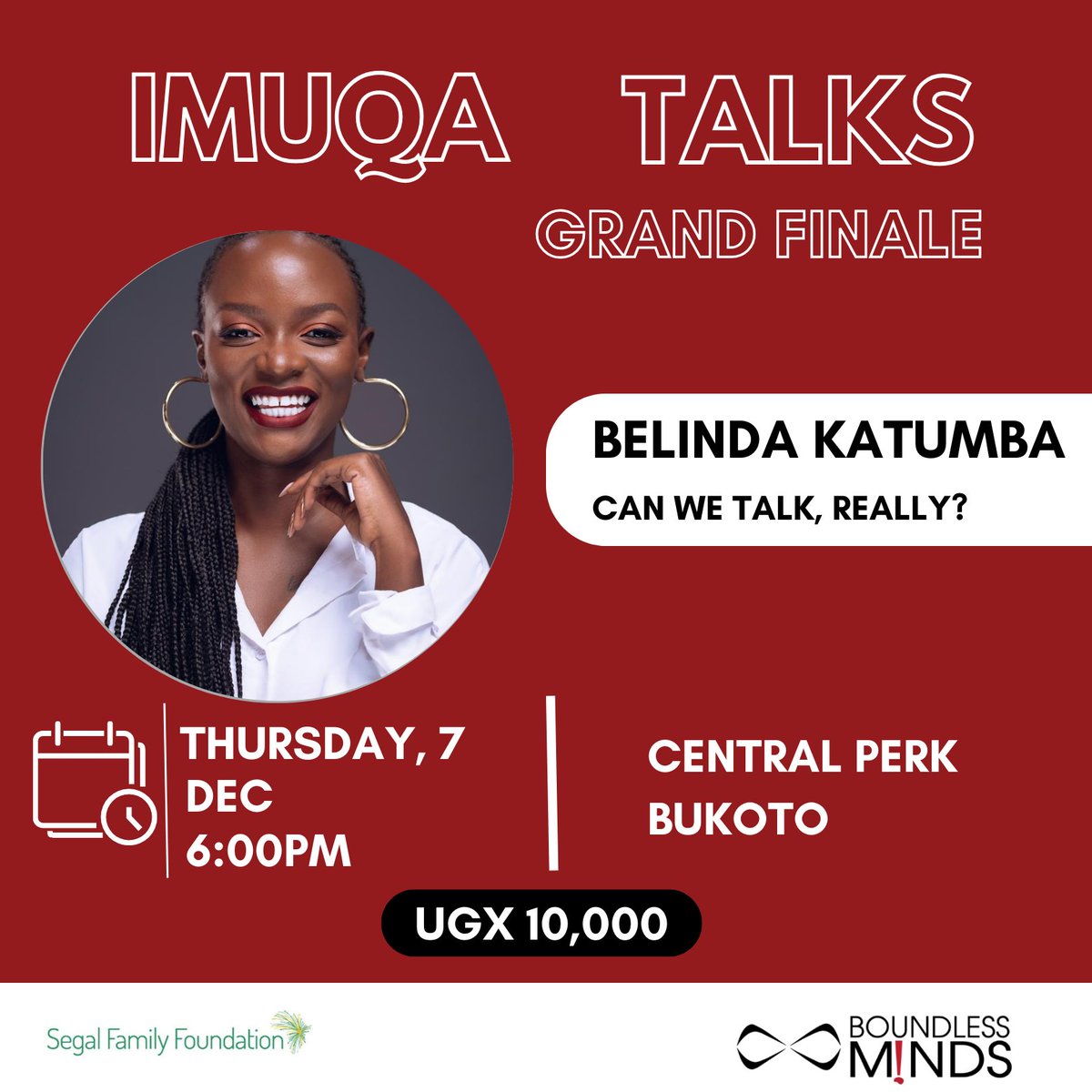 Rukwengye's tweet photo. Our #ImuqaTalks line-up to top off the year is one to not miss.
This Thursday, 7 December, at Central Perk in Bukoto. https://t.co/HclGxkMr77