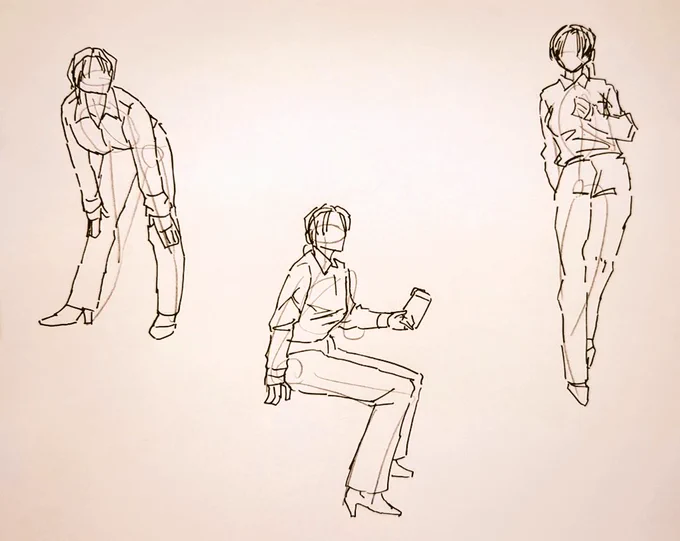 #1日1模写 Ⅲ 342/365#さとまこクロッキー 