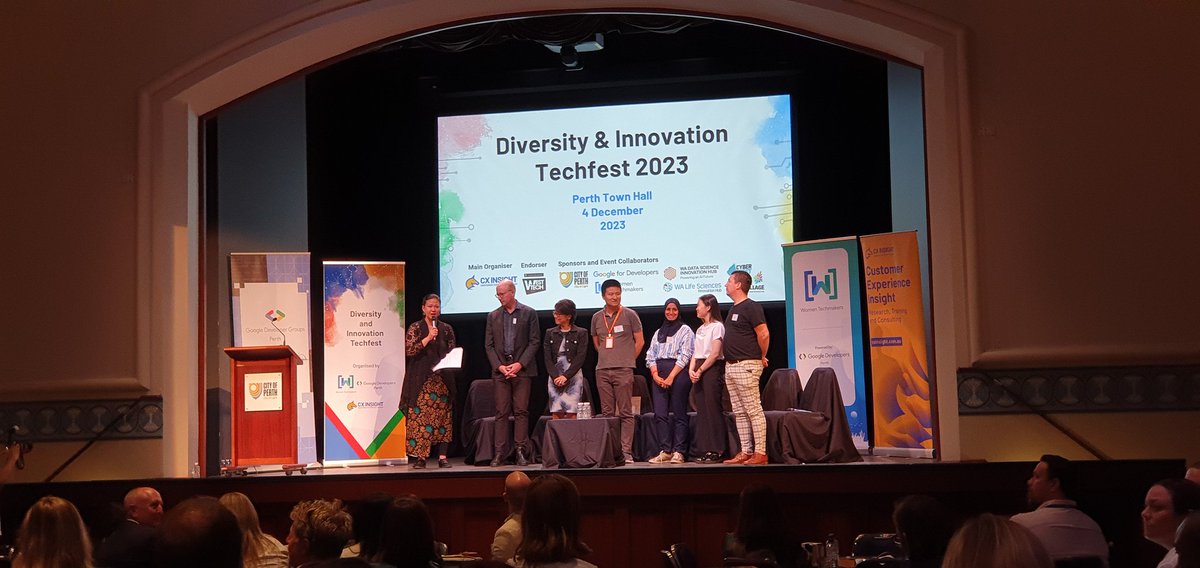 Well done to @eunicesari, PhD graduate from #ecubusinessandlaw @EdithCowanUni, in creatively and entrepreneurially organising and facilitating the #Diversity and #Innovation Techfest as part of WA #techfest23. #ECUMISE #ecusbl #gdgperth #marginpreneur23