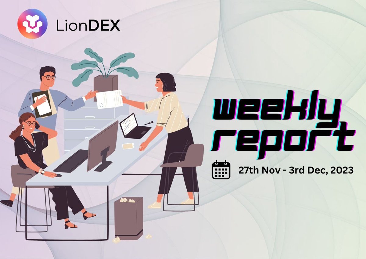 Stay up-to-date and informed with our Weekly Report, where we break down the week's key highlights and insights. Don't miss out on staying ahead! medium.com/@liondex_offic…