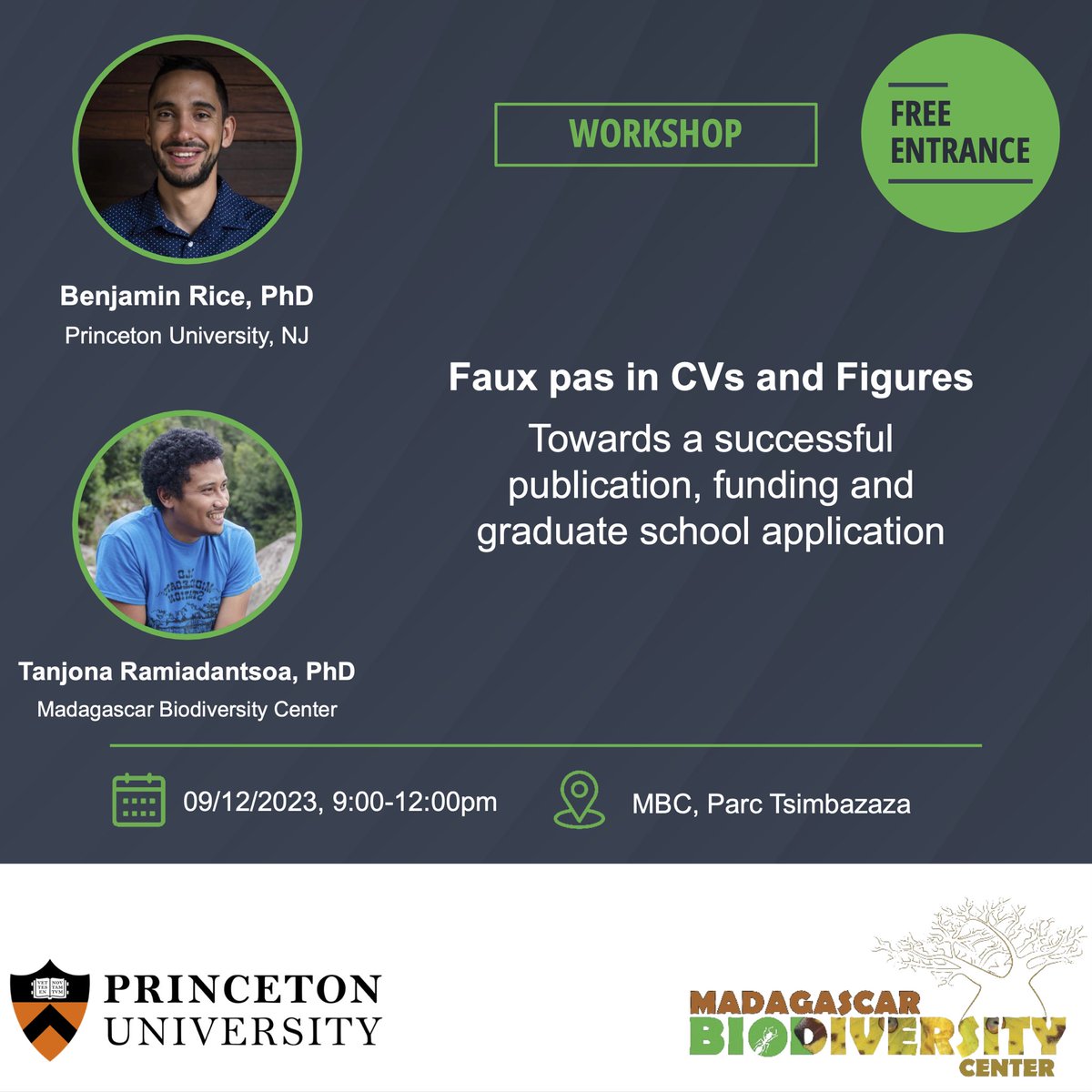 🔔🔔🔔Potentially useful workshop for Malagasy students this Saturday.