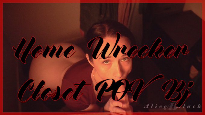 *NEW Video*  "Home Wrecker Closet POV Bj"  9:33min.    I didn't think your wife was ever going to leave<a href="/tag/mvsales"class="tags"><span>#mvsales</span></a>