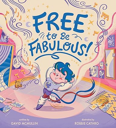 Ready! Set! Cover Reveal!
Congratulations to long-time #50PreciousWords participant (& winner several times) @davidmcmullinpb on his debut picture book, FREE TO BE FABULOUS, amazingly illus by @RobbieCathro & launching 4/30/24 @ClarionBooks viviankirkfield.com/2023/12/04/cov…