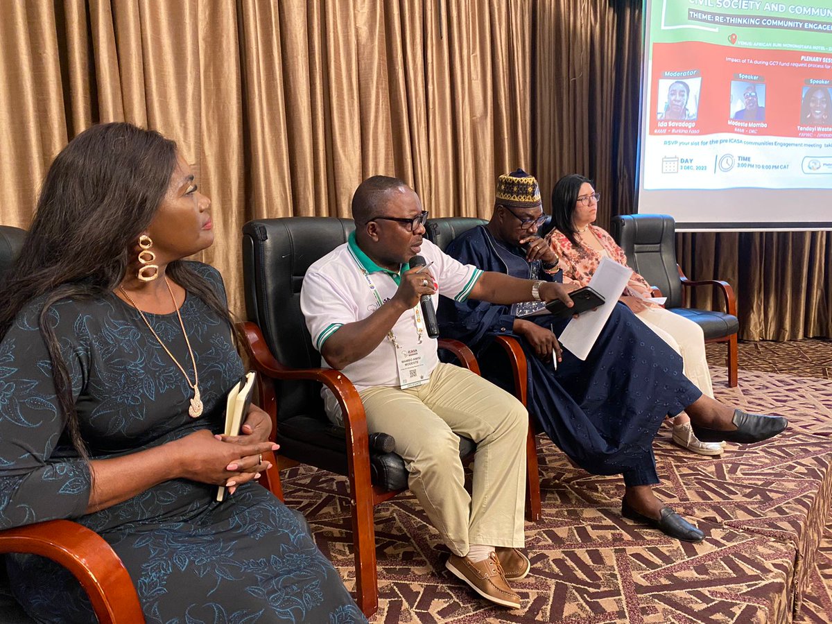 Keynote Speakers on 3rd December 2023 at the Civil Society and Community Groups pre-ICASA meeting. Thanks <a href="/eannaso/">EANNASO</a> @_ARASAcomms <a href="/AfricaSexWork/">ASWA</a> <a href="/Racoj_National/">Racoj Nationl</a> <a href="/PNMLS1/">PNMLS</a> <a href="/FJS/">FJS</a> <a href="/redumbrellafund/">Red Umbrella Fund</a> @HIVJusticeNet @icasa2023