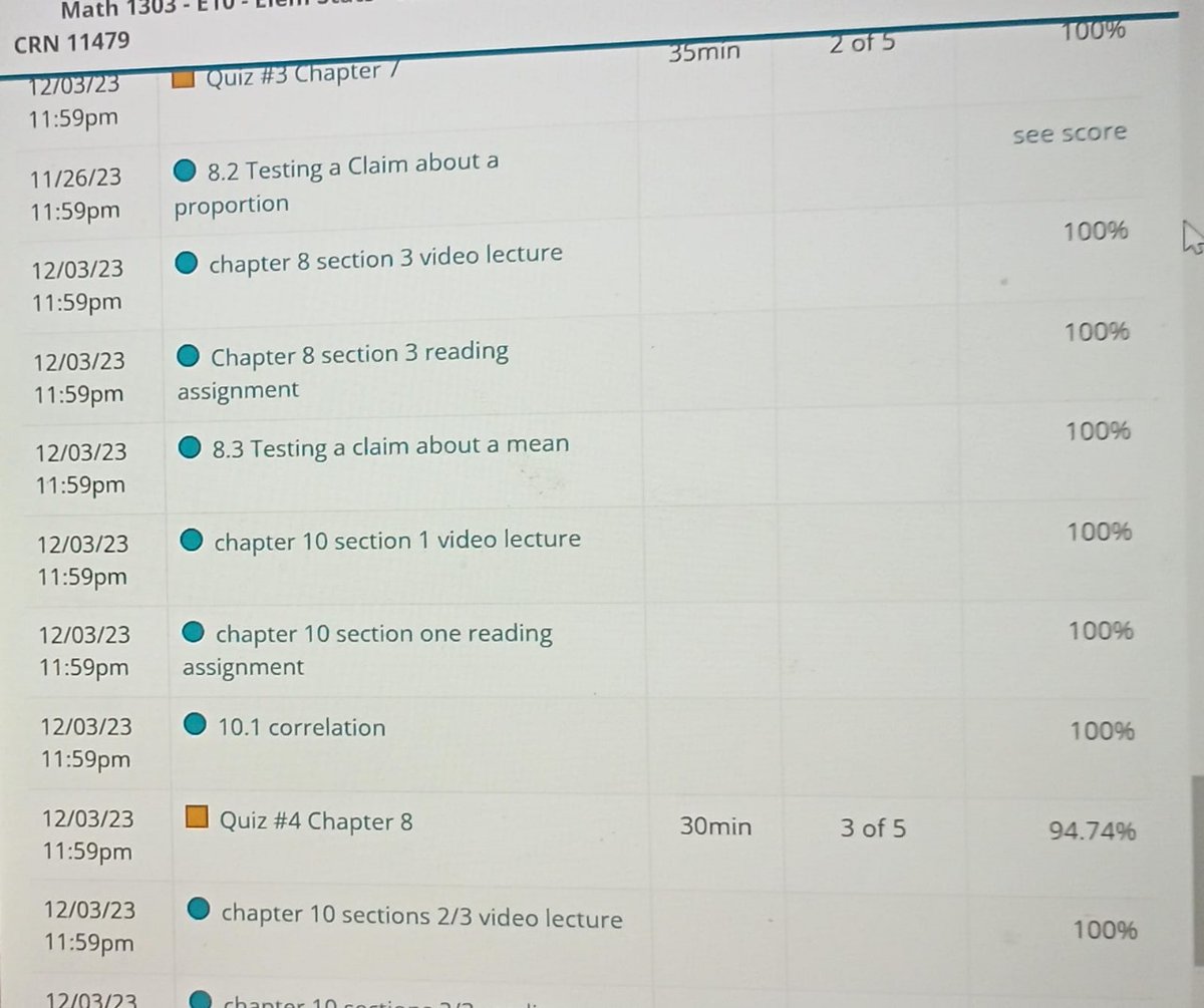 __homeworkgirl's tweet image. This could be your class too😍
Statistics class A secured💕
#stats #elementarystatistics #homeworkgirl #fall #homework #Fallsemester