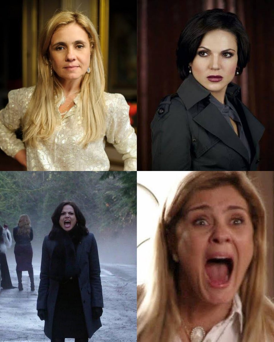 Carminha is one of Brazilians' favorite villains... Now all Lana needs to do is learn to speak Portuguese, because she already has a character... Our Carminha from Brooklyn is perfect lol 😁 <a href="/LanaParrilla/">Lana Parrilla</a> <a href="/omelete/">omelete</a> #lanaparrilla