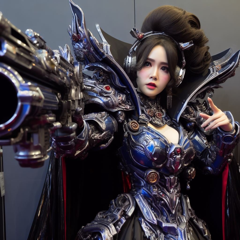 mistresswulan's tweet photo. I will test this new weapon...

#aiart #AIArtCommuity #AIArtwork #midj https://t.co/6utBbiHRPu