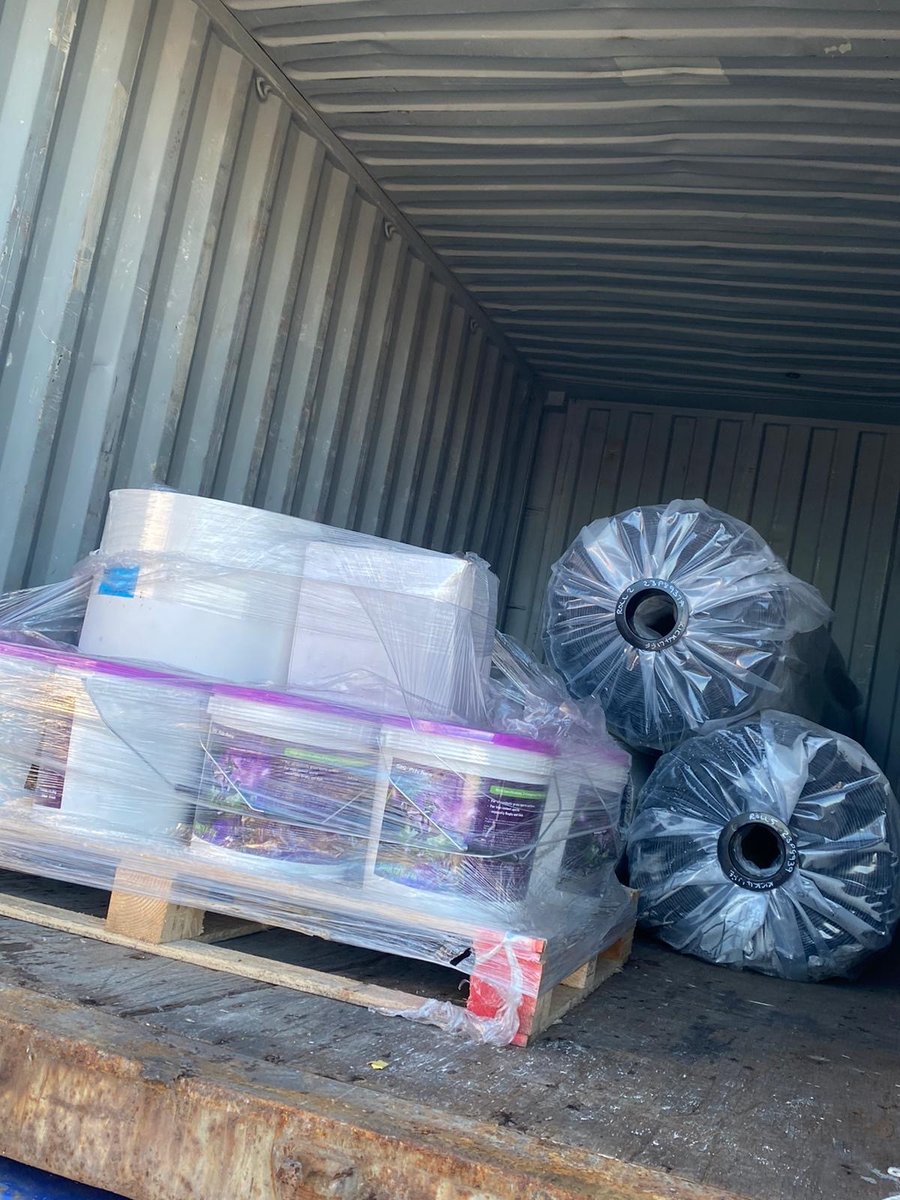 Exciting to see new artificial turf for our 5-a-side pitch on its way from <a href="/SISPitches/">SIS Pitches</a> in the UK. The new pitch will provide opportunities for thousands of children to play football &amp; access health education for years to come. Huge thanks to <a href="/SISPitches/">SIS Pitches</a> for donating the pitch!