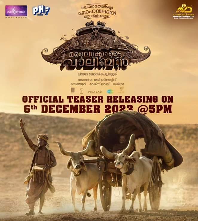 Official Teaser Releasing On 6th December 2023 @ 5 PM. 

Vaaliban is arriving in theatres worldwide on 25th January 2024!
.
#VaalibanOnJan25 #MalaikottaiVaaliban

#MalaikottaiVaaliban #Mohanlal #LijoJosePellisery #JohnandMaryCreative #ShibuBabyJohn #CenturyFilms #MaxlabCinemas