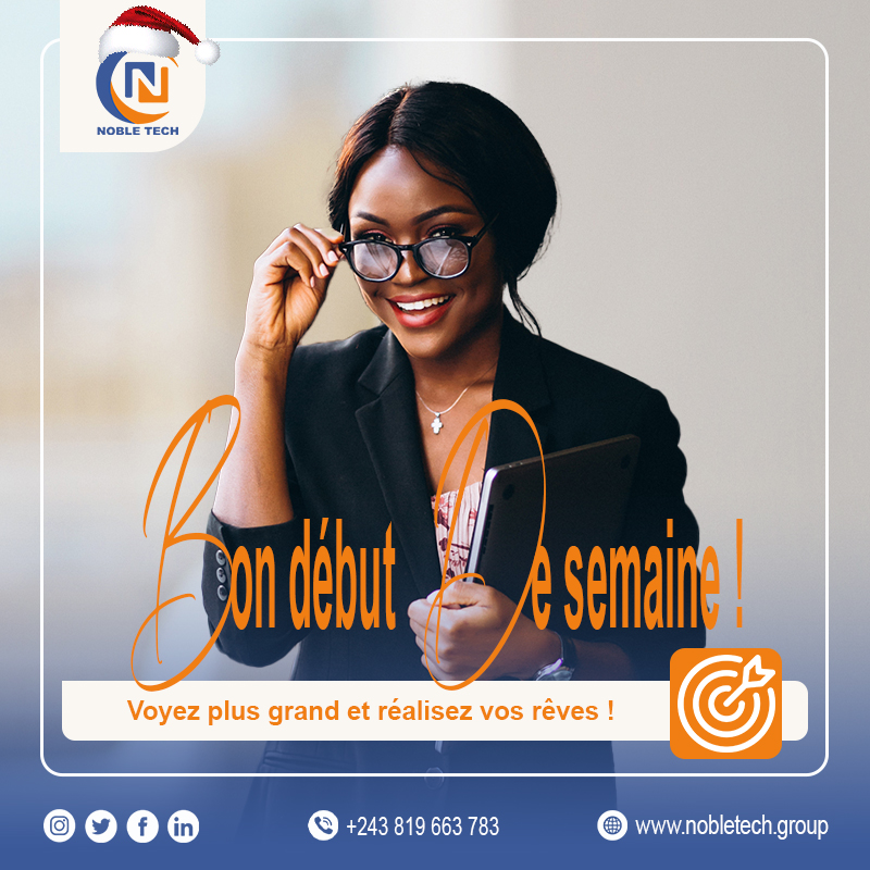 NOBLETECH9's tweet image. Bon début de semaine !
🌐 nobletech.group

#souhait #nobletech #technologie