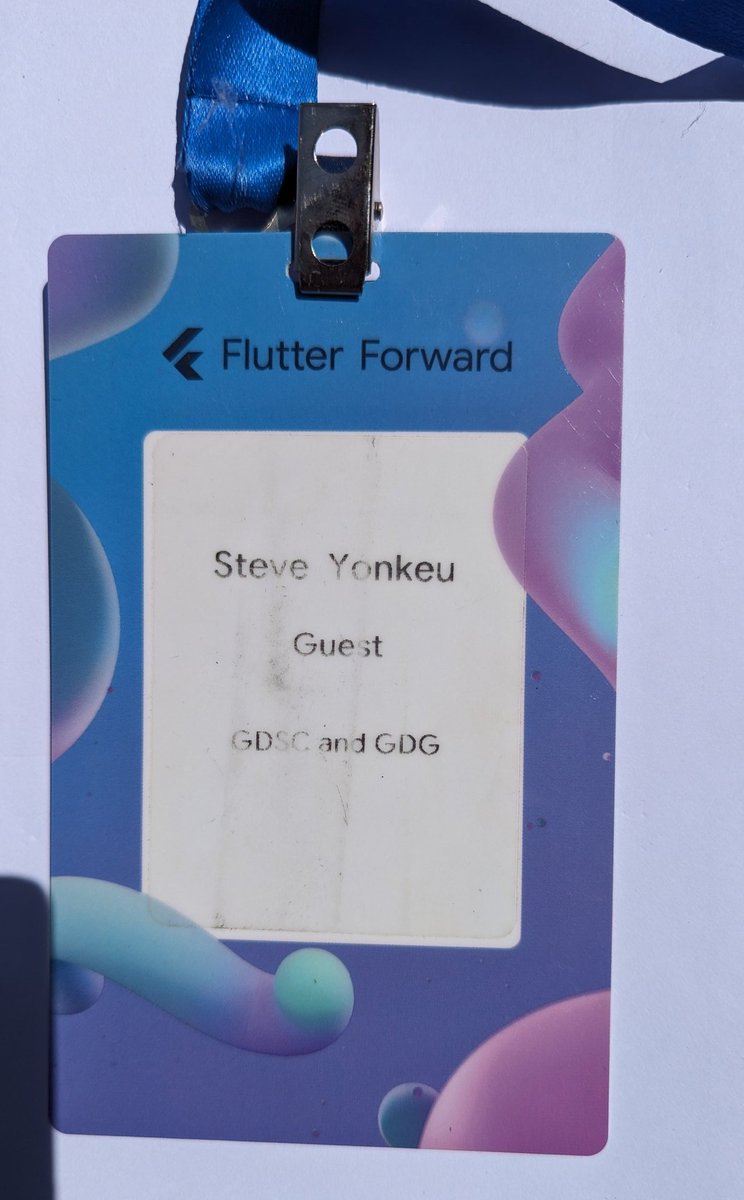 yokwejuste's tweet image. #FlutterForward in Kenya(Nairobi) in January.
Attending such an event was first of its kind to me. Thanks to @googledevs for sponsoring my trip.
I got something alongside 😁