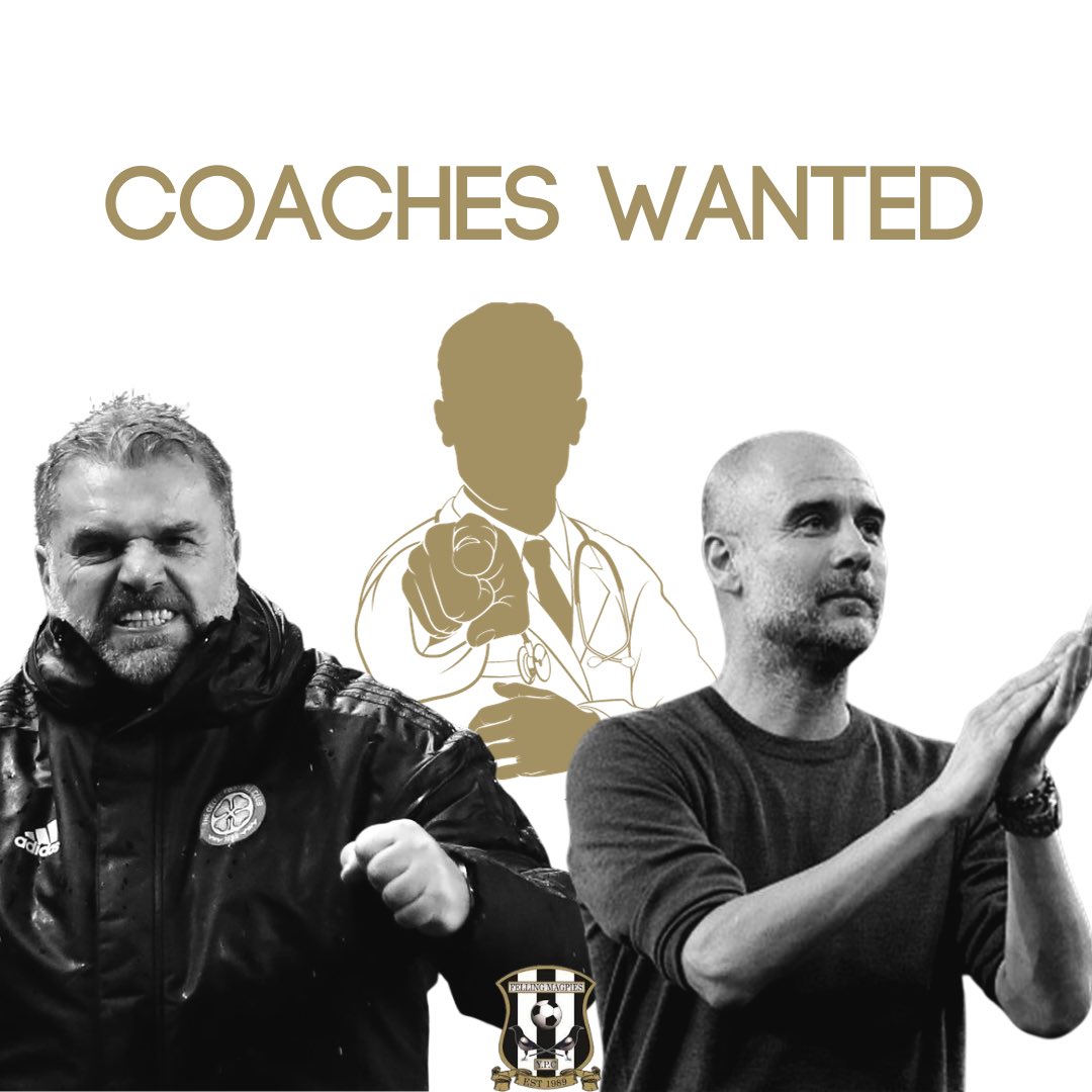 Coaches we need you 👔

We are on the look out for coaches to help the next generation of football superstars ✨

We will help and support you with getting started 🤝

Get in touch today to start your new adventure ⚽️

#UTF ⚫️⚪️