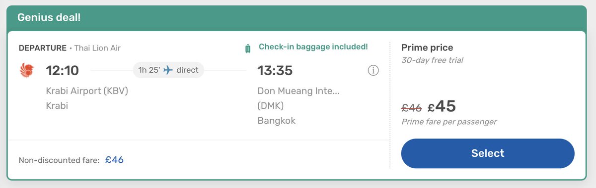 I'm booking a flight with <a href="/eDreams/">eDreams</a>. Let's see how many dark UI patterns I can find to try and get me to pay more than I need to for my £45 ticket!