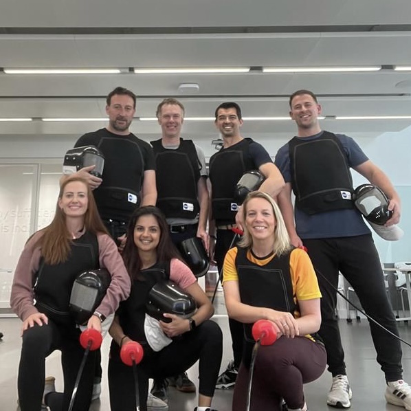 En Garde! 🤺

Commonwealth fencing gold medallist <a href="/CBennettGBR/">Claire Bennett</a> delivered a confidence, growth &amp; positive mindset workshop to team members from our partner <a href="/WestfieldHealth/">Westfield Health</a> at Sky Central, West London last month.

To read more on the session, click here: bit.ly/4a0AanH