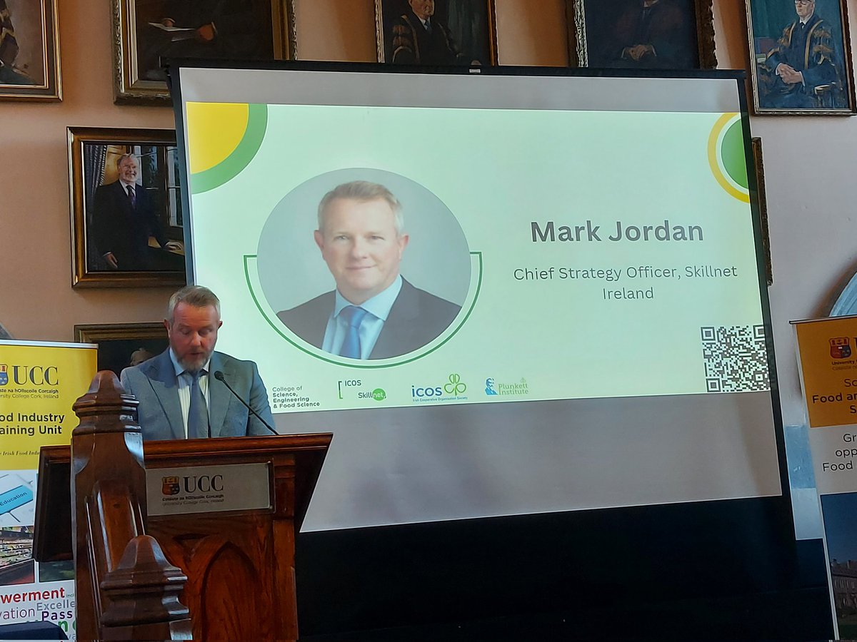 Mark Jordan of <a href="/icosskillnet/">ICOS Skillnet</a> outlines the critical importance of #dairy industry €16bn and 85,000 jobs. Workforce skills are essential to keep Irish industry to the fore &amp; new courses will be integral to this.<a href="/ICOS1894/">ICOS</a>