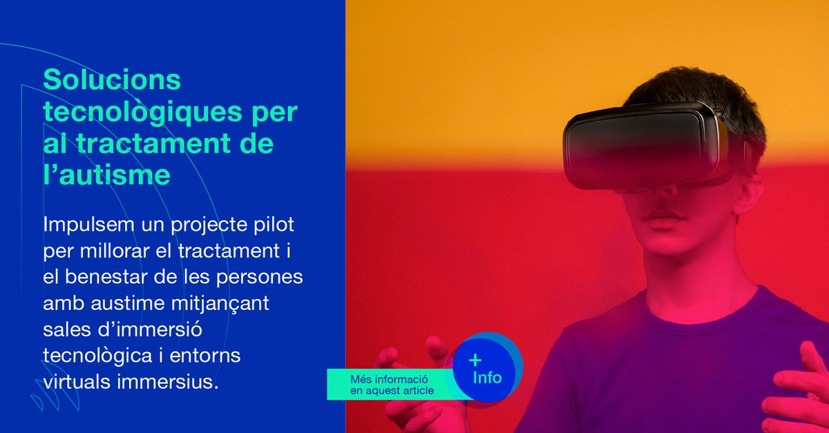 Podem millorar el tractament de l’autisme amb sales d’immersió tecnològica i entorns virtuals immersius? 🚀 Iniciem un pilot amb @FPSFA, @AutismeGURU i @eHealthUOC per avaluar l'impacte de diferents solucions tecnològiques en el tractament del #TEA. ℹ️ ticsalutsocial.cat/noticia/podem-…